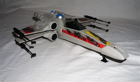 Vintage Kenner Star Wars Battle Damaged X-Wing Fighter With Working ...