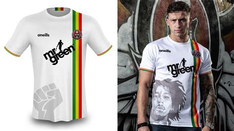 Bohemian FC axe 'dopest' Bob Marley-themed top - BBC News