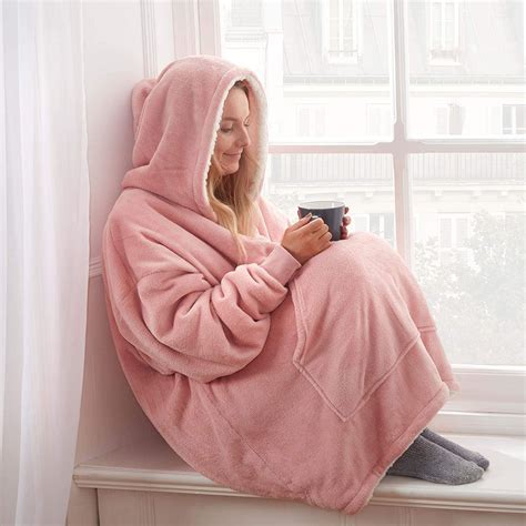 Super Soft Fluffy Blanket Hoodie - London Blankets