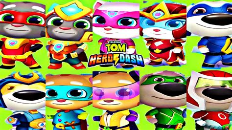 Talking Tom Hero Dash - Discover all the heroes - New ULTRAHERO - All BOSSES Superworld ...