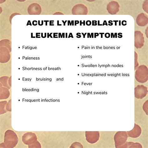 Acute Lymphoblastic Leukemia: Causes, Risk Factors, Symptoms, Treatment