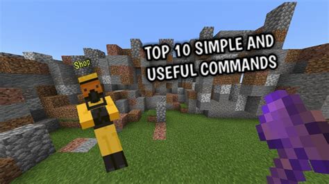 10 simple & useful commands you NEED! Minecraft Bedrock Edition ...