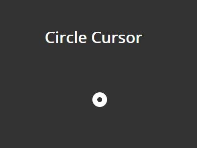 Circular Cursor Image With jQuery And CSS3 - Circle Cursor | Free ...