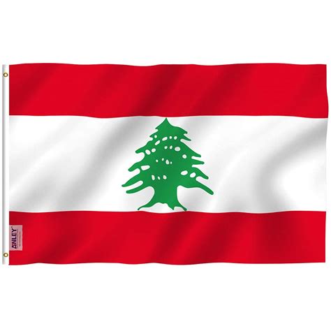 ANLEY Fly Breeze 3x5 Feet Lebanon Flag - the Lebanese Republic Flags Polyester - Walmart.com