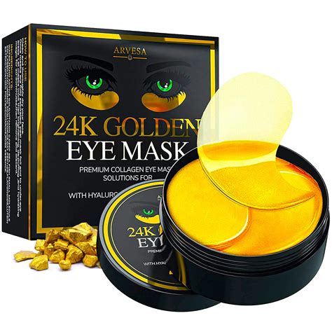 Buy Under Eye for Dark Circles and Puffiness, Eye Bags, s, 24k Gold Under Skincare Eye Patches ...