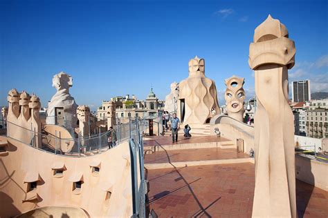 Roof Terrace of the Casa Mila in Barcelona Photograph by Artur Bogacki - Fine Art America