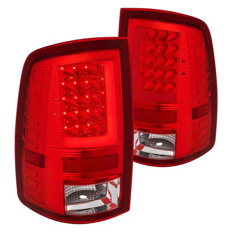 Lumen® - Ram 2500 with Factory Halogen Tail Lights 2015 Chrome/Red ...