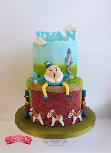 Humpty Dumpty Cake www.facebook.com/doncastercustomcakery | Birthday ...