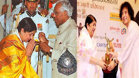 Lata Mangeshkar Awards List: भारतरत्न लता मंगेशकर यांची 7 दशकातील पुरस्कारांची सुवर्ण कमाई ...