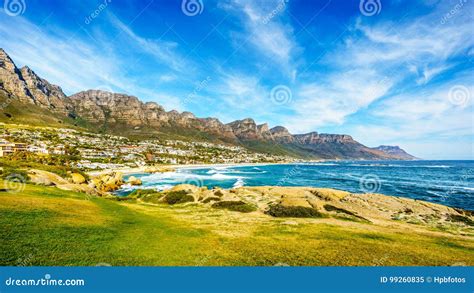 The Twelve Apostles, Which are on the Ocean Side of Table Mountain at Cape Town South Africa ...