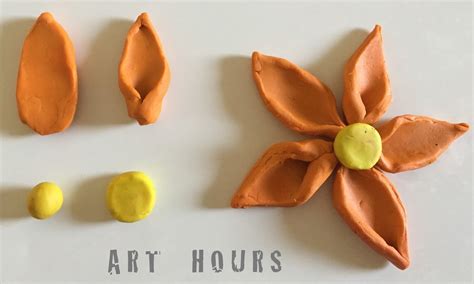 ArchGuide: Clay Modeling Easy Ideas: How to Make Clay Flowers