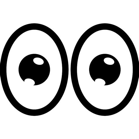 Cartoon Eyes Vector SVG Icon - SVG Repo