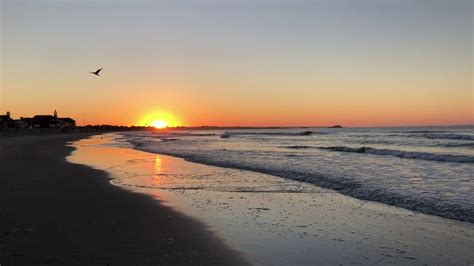 Sunrise at Narragansett Beach, Rhode Island - YouTube