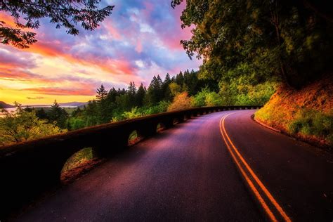 Free photo: sunset road - Asphalt, Drive, Light - Free Download - Jooinn