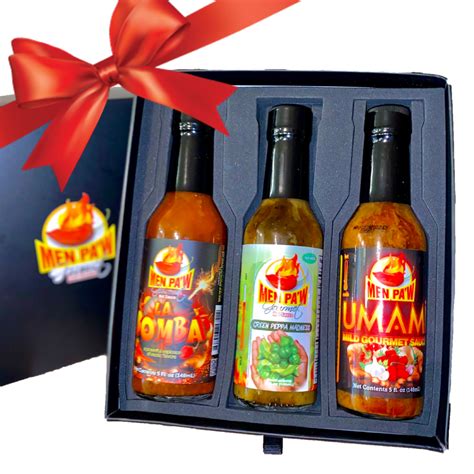 Custom Hot Sauce Gift Set - Set of 3