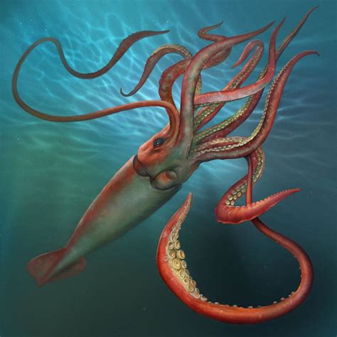 Giant Squid by EldarZakirov.deviantart.com on @DeviantArt | Giant squid ...