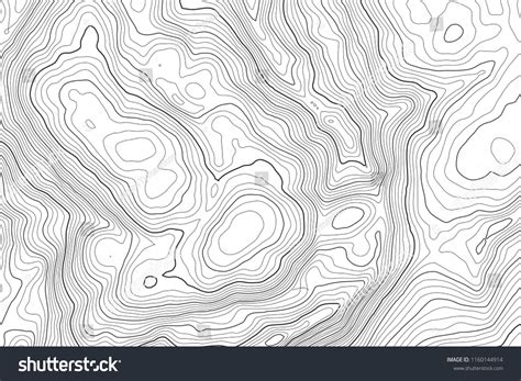 Vector contour topographic map background. Topography and geography map grid abstract backdrop ...