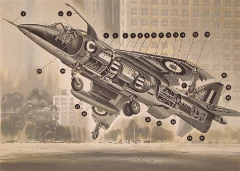 Feast Your Eyes On These Rare Aircraft Cutaway Drawings | Gizmodo Australia