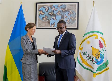 Minister Biruta receives copies of Letters of Credence of Ambassador-designate of Germany to Rwanda