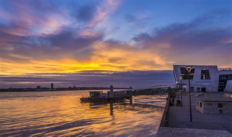 Sunset at the Liverpool Pier Head Photograph by Paul Madden - Fine Art America