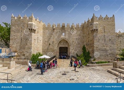 Damascus Gate in the Old City, Jerusalem, Israel Editorial Photography ...