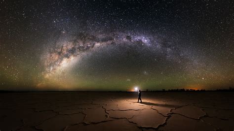 nature, Landscape, Salt Lakes, Milky Way, Starry Night, Explorer, Lantern, Lights, Galaxy, Long ...