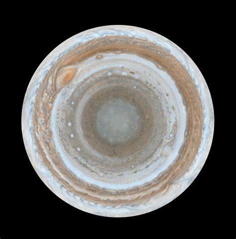 Cassini's Best Maps of Jupiter (South Polar Map)