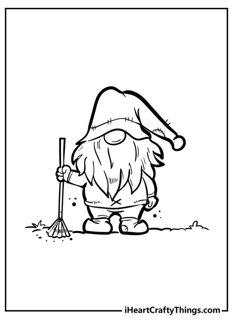 Scandinavian Gnome Coloring Pages Coloring Pages