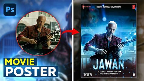 Jawan Movie Poster ️ Making In Photoshop 🔥 - YouTube