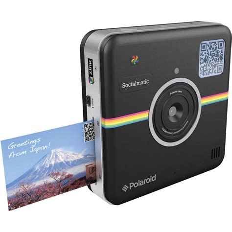 Polaroid Socialmatic Wi-Fi Bluetooth Instant Film Camera Back: 14 MP ...