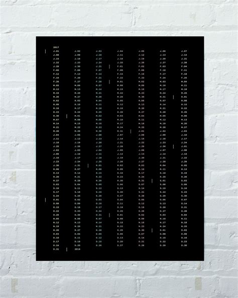 Minimalist Wall Calendar :: Behance