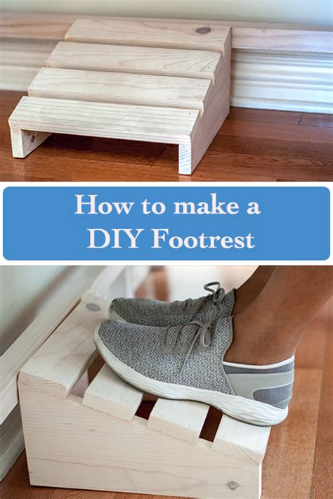 Easy DIY Footrest using Scrap Wood - Pretty Handy Girl