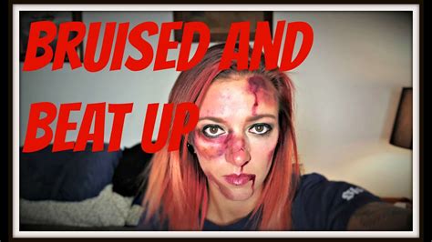 Bruised Makeup Look - YouTube