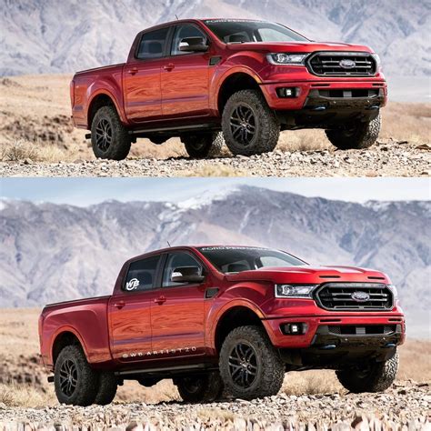 Dually Ford Ranger Imagined as Beefy Wide Truck Also Comes With Subtle Upgrades - autoevolution