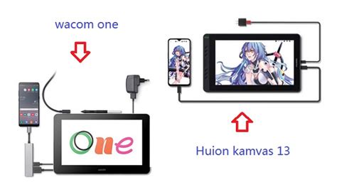 Wacom One vs Huion Kamvas 13 Comparison | pctechtest in New York, NY 10008