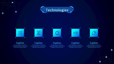 Blue Technology Atmosphere Blockchain Ppt Template Google Slide and ...