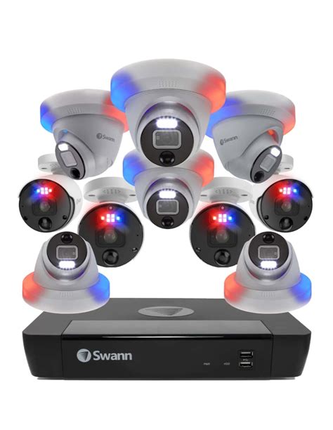 Swann 4K Ultra HD Pro 16Ch 2TB Enforcer™ 4x Bullet & 6x Dome NVR ...