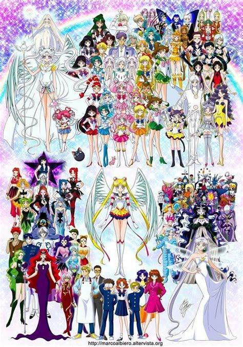 Everyone, every season | Sailor moon character, Sailor moon crystal ...