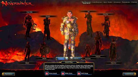 Neverwinter Online - Race Selection - YouTube