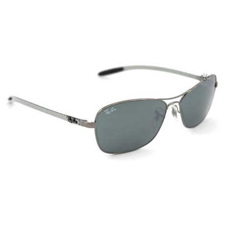 Ray-Ban RB8302 004/40 Tech Carbon Fibre Sunglasses Gunmetal/Black