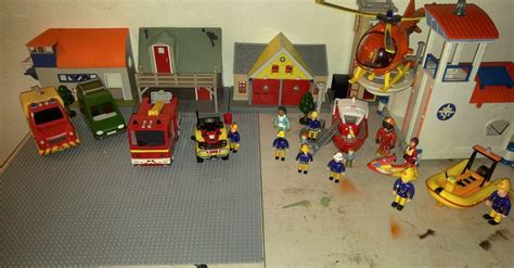 Fireman Sam Pontypandy Fire Station Vehicles figures & Much More! No Reserve! | #1831866923