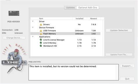 Can't update on line 6 Monkey - POD HD - Line 6 Community