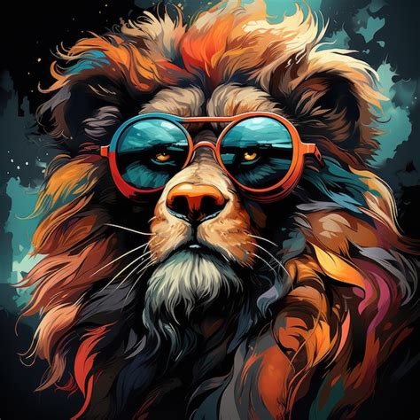 Premium AI Image | lion design graphic for tshirt