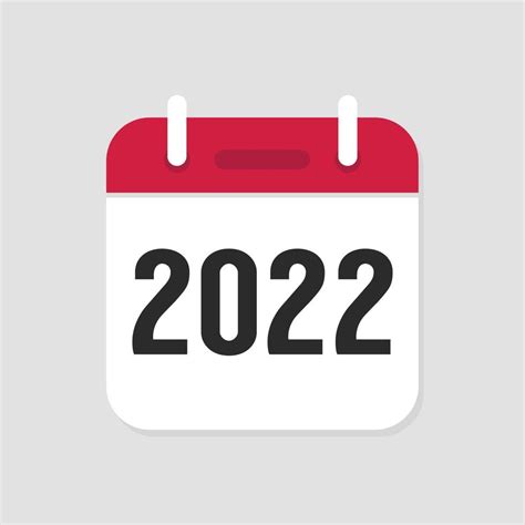 2022 Calendar icon symbol vector. 2331971 Vector Art at Vecteezy