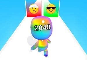 MAN RUNNER 2048 free online game on Miniplay.com