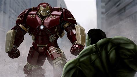 Iron Man Hulkbuster VS The Hulk, HD Superheroes, 4k Wallpapers, Images ...