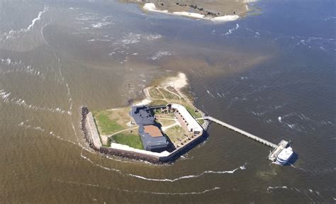 Fort Sumter - Aerial View - Glimpses of Charleston