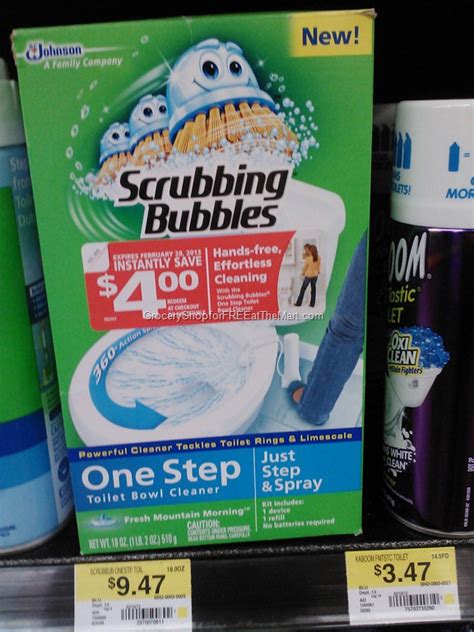 Scrubbing Bubbles One Step Toilet Cleaner for $4.99!