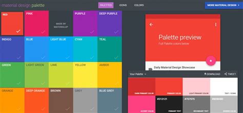 Best Material Design Color Palette Generating Tools - OnAirCode