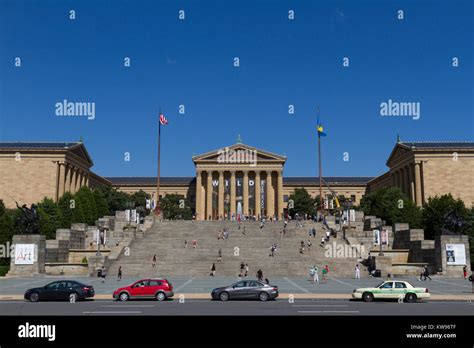 The Art Museum Steps (or 'Rocky' steps), Philadelphia Museum of Art ...